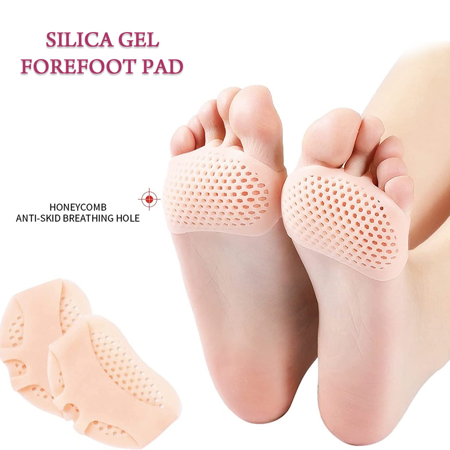 6257 SILICONE TIPTOE PROTECTOR AND COVER USED IN PROTECTION OF TOE FOR MEN AND WOMEN DeoDap 6257 SILICONE TIPTOE PROTECTOR AND COVER USED IN PROTECTION OF TOE FOR MEN AND WOMEN DeoDap